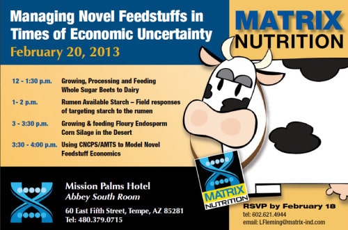 Southwest Nutrition and Management Conference Pre-Conference